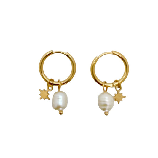 Louisa Pearl Star Earrings