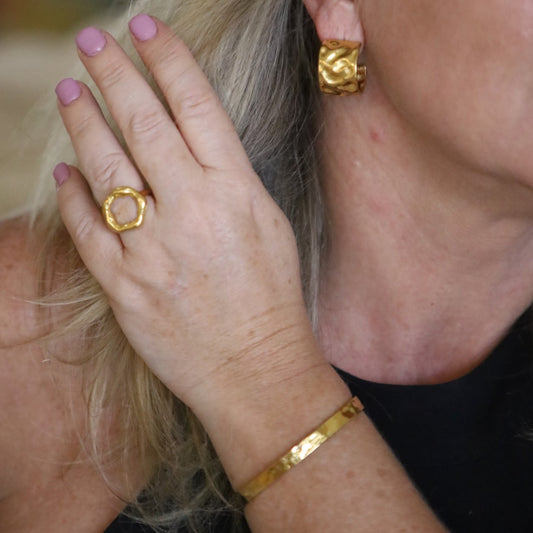 Hammered Bangle